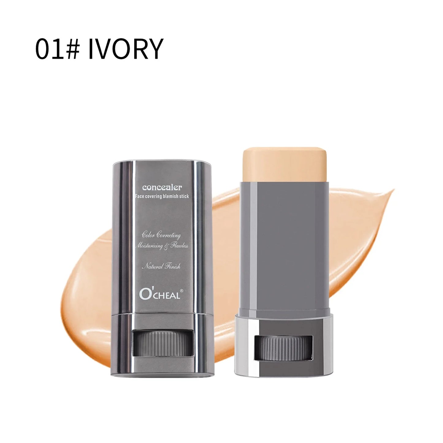 TVLV eraser foundation make-up stick 20g, with brush to brighten skin liquid foundation, long-lasting makeup concealer