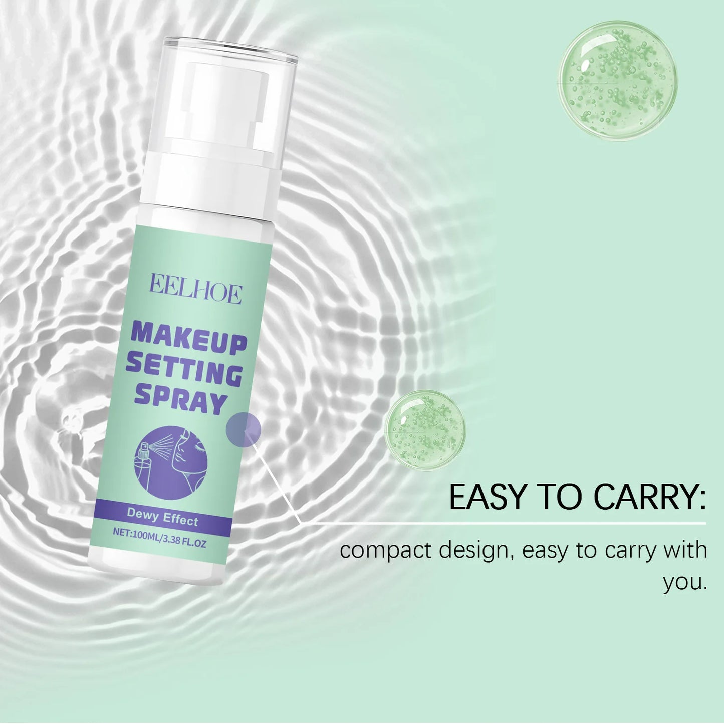 Eelhoe Nicotinamide Makeup Setting Spray Oil Controling Quick Drying Highlight Hydrating Refresh Fixer Make up Finishing Sprays