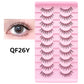 10 pairs Natural Lashes Manga Full Strip Lashes Makeup Bulk Wholesale Dropshipping Eyelash Extension Lashes Anime False Eyelash