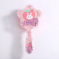 New Cartoon Air Cushion Massage Comb Star Shape Sequins Quicksand Anti-knot Combs for Baby Kids Comb for Curly Hair