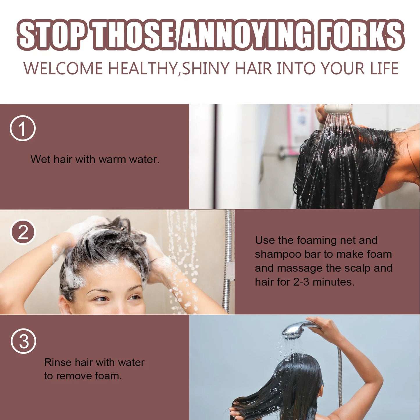 EELHOE Polygonum Multiflorum Shampoo Soaps Deep Cleaning Hair Moisturizing Care Cover Gray Hair Dye Ginseng Extract Shampoo Soap