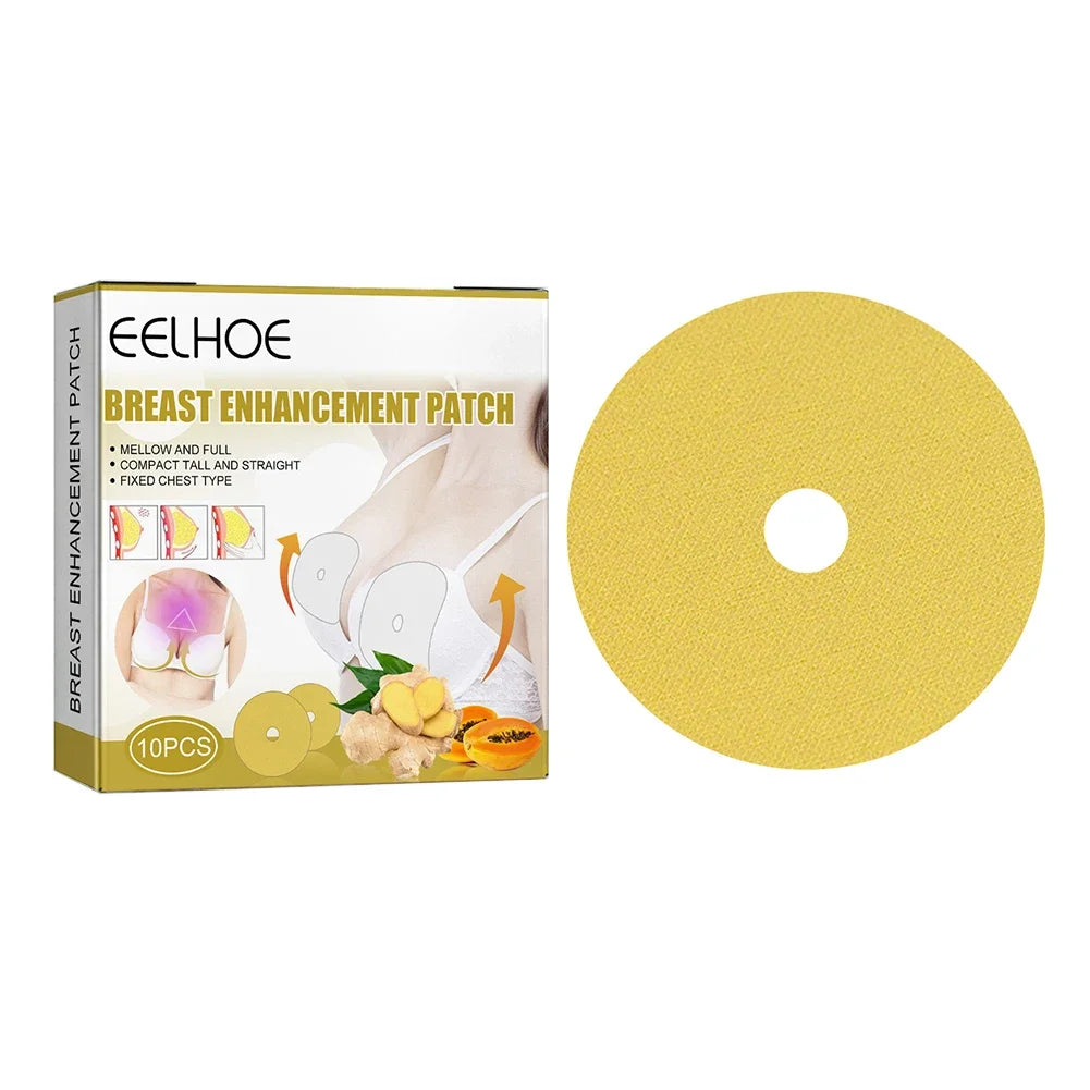 10-30pcs Breast Enhancers Pads Ginger Plant Ingredients Sexy Breast Lifting Firming Large Bust Chest Pastes Breast Patches Care