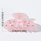 Elegant Acrylic Hair Claw Clip with Rhinestone Embellishments,Pink Bow Design,Anti-Slip Grip,Fashionable Daily Wear Accessory