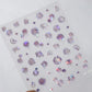 Golden Thread Butterfly Jelly Series Nail Art Stickers High Quality New Bronzing DIY Manicure Decal Decoration