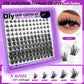 RED SIREN Segmented Individual Cluster Lashes Faux Mink Fluffy Wispy Manga Lash Bundles Self Graft False Eyelash Daily Makeup