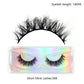 LEHUAMAO Maquiagem Short Natural Soft Mink Lashes Volume Fluffy Wispy Lashes 12mm-15mm False Eyelashes Eyelash Extensio Makeup