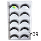 NEW 5 Pairs 3D Y08 Natural Mink False Eyelashes Fluffy Style Makeup Eyelash Fake Eye Lashes Faux Cilios Make Up Beauty Tools