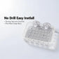 2 Pcs Suction Cup Soap Dish Holder Soap Case Clear Acrylic Plastic Wall Mounted Shower Soap Holder Bathroom Kitchen Accessory