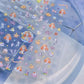 Magical Blow Bubbles Goldfish Bunny Rabbit Cat Kitten Shape Shiny Dreamy Bubbles 5D Nail Art Decorations Sticker Manicure Decal