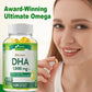 Bcuelov High Potency DHA - Supports Brain Health and Cognitive Function, Improves Concentration and Intellectual Thinking