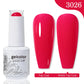 Arte Clavo 15ml Rose Red Pink Color Gel Nail Polish Autumn Winter Hot Sale Long Lasting Soak Off For Manicure Nail Art Gel