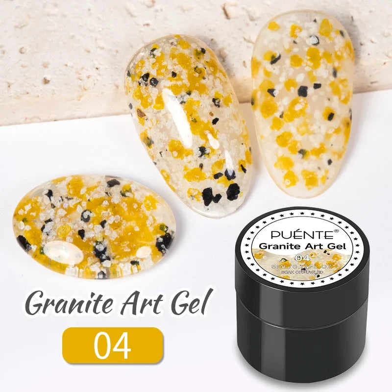 PUENTE Pearl Color Builder Nail Gel Polish Hema Free Shell Thread Glitter Nail Extension Semi-Permanent Construction Gel Varnish