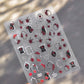 1 piece 5D color crystal star nail stickers high quality love shiny silver hollow smear rainbow flower jelly design nail sticker