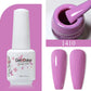 Clou Beaute 8ml Gel Polish Colorful Glitter UV Nail Gel Vernis Semi Permanent Glass Bottle Blue Green White Soak Off Gel Nail