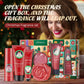 Luxurious complete Christmas gift box, 4-in-1 hand and body care set including moisturizer, body lotion, spray and soap bar