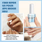 2Pcs 15ml Fiberglass Rubber Base Gel Nail Polish For Broken Nail Repaired Clear Quick Building Soak Off Construction Gel Varnish