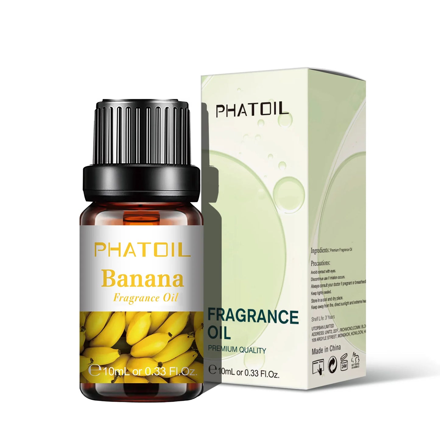 PHATOIL 10ml Fruit Fragrance Oil Mango Strawberry Apple Cherry Watermelon Sweet Aroma Fragrance Oils For Diffuser Candle Making