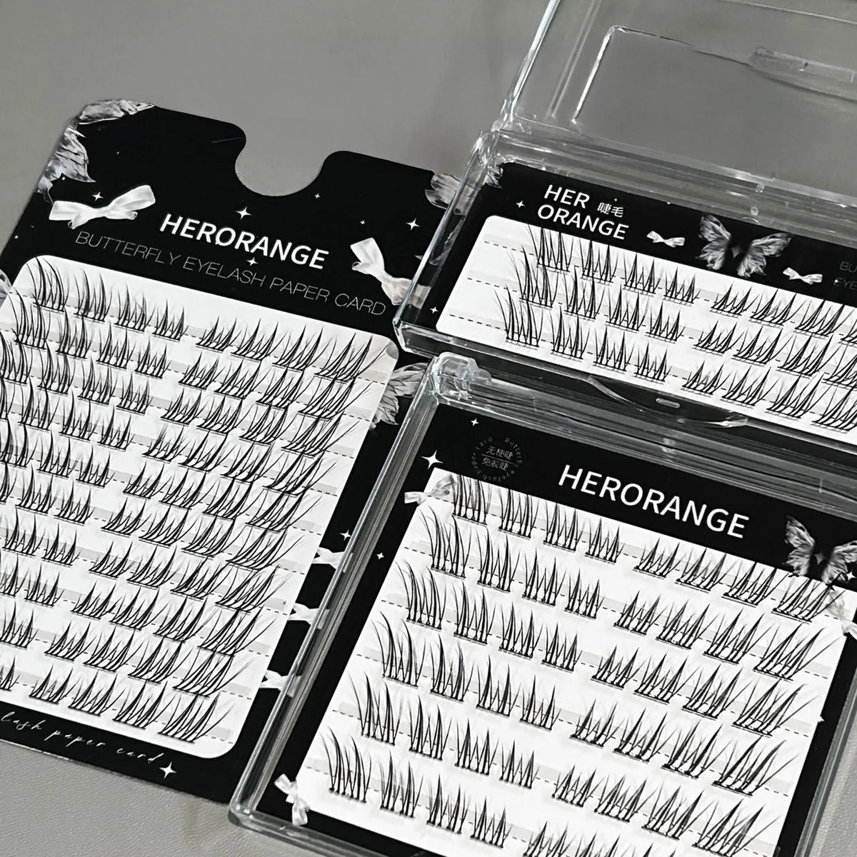 3/6/10 Rows Natural Charming Lashes Y2k Segmented Foxes Eyelash Extension Fluffy Single Clusters False Eyelashes Makeup Tools
