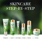 6-Piece Aloe Skin Care Set Aloe Moisturizing Skin Care Face Cream Christmas Gift Box Aloe Cleansing Cream Toner Eye Cream