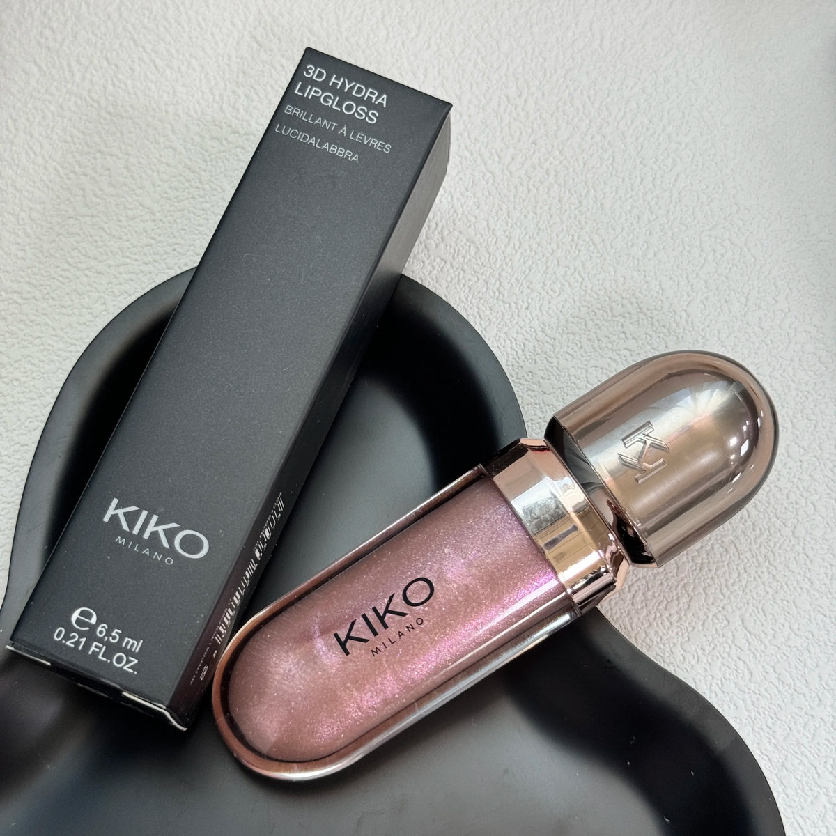 KIKO 3D Liquid Lip Gloss Mirror Colour Pearlescent Shimmer Moisturizing Waterproof Plump Glossy Lasting Not Fading Lipstick