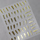 1pcs White 5D Pearl Lace Wave Lines Nail Art Stickers Elegant Exquisite Nail Decoration Decals DIY Self Adhesive Transfer Slider