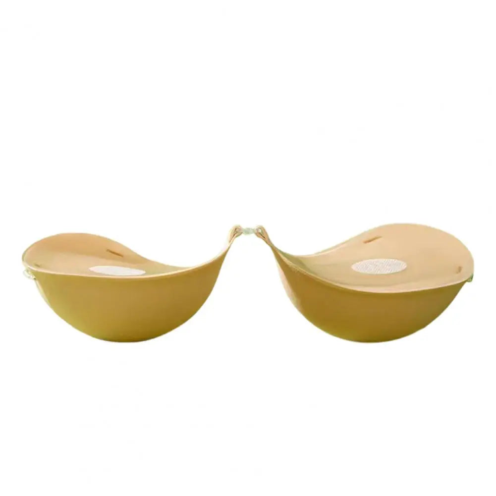 Bra Chest Patch Thick Invisible Silicone Bra Pads Chest Stickers Lift Up Strapless Nipple Covers Bridal Wedding Dress