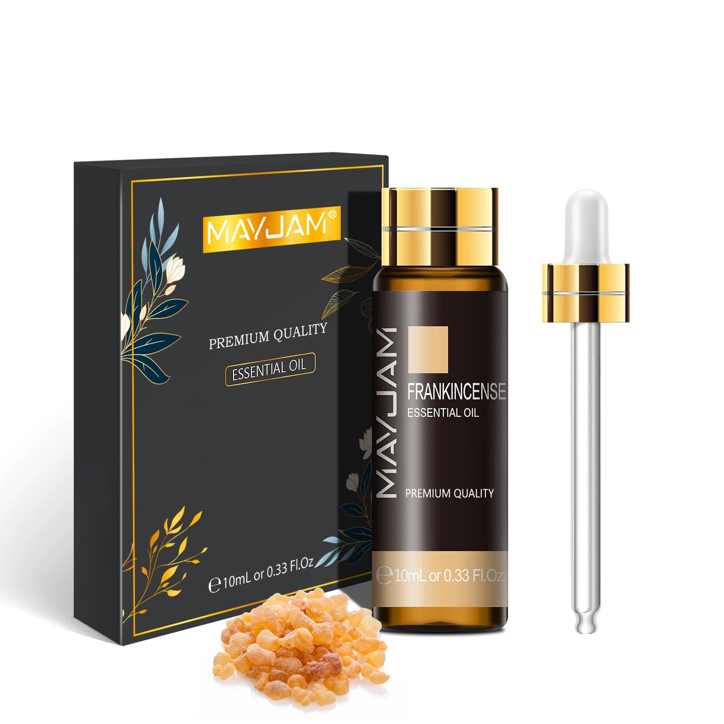 MAYJAM 10ml Pure Essential Oil Lavender Eucalyptus Vanilla Sandalwood Jasmine Bergamot Lemongrass Cinnamon Grapefruit 1pc