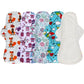 Organic Bamboo Heavy Flow Cloth Sanitary Menstrual Pads Sets