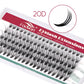 FADVAN Individual Mink Lash Extensions 10D / 20D / 30D / 40D /50D / 60D /80D Clusters 0.07mm  Natural Heat Bonded Cluster Lashes