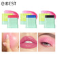 QIBEST 3 Colors Jelly Blush Stick Lip Balm Eyes 3-in-1 Multi-Use Matte Blush Moisturize Brighten Lipstick Watercolor Cosmetics