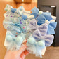 10pcs Hair Accessories Girls Scrunchies Aesthetic Lacos De Cabelo Infantil Bands Kids Bandeaux Elastiquec Headbands Bandes Cute