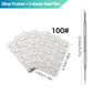 Double-Tip Stainless Steel Cuticle Pusher Grinder Circular Beveled Edge Gentle Dead Skin Removal Nail Tool Manicure Cuticle Care