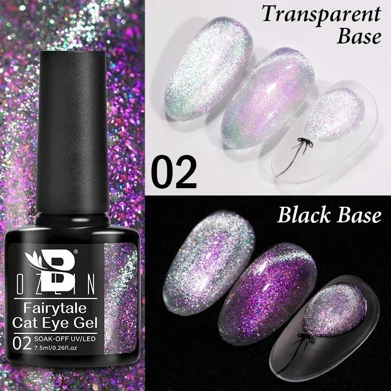 AWStorG 7.5ml Starlit Cat Magnetic Gel Nail Polish Must need Black Gel-Polaris Light Soak Off UV Gel Varnis Semi Permanent DIY