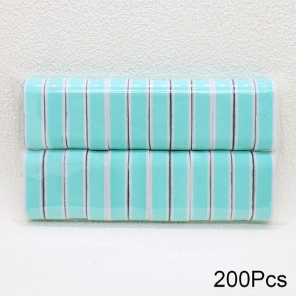 200Pcs Nail Files Buffer Block Wholesale Double Sided Pedicure Tools Nail Art File Polishing Block File Accessories For Manicure