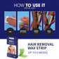 20stick Professional Hair Removal Wax Strips For Summer Depilation Double Sided Cold Wax Paper For Leg Body Face Useful