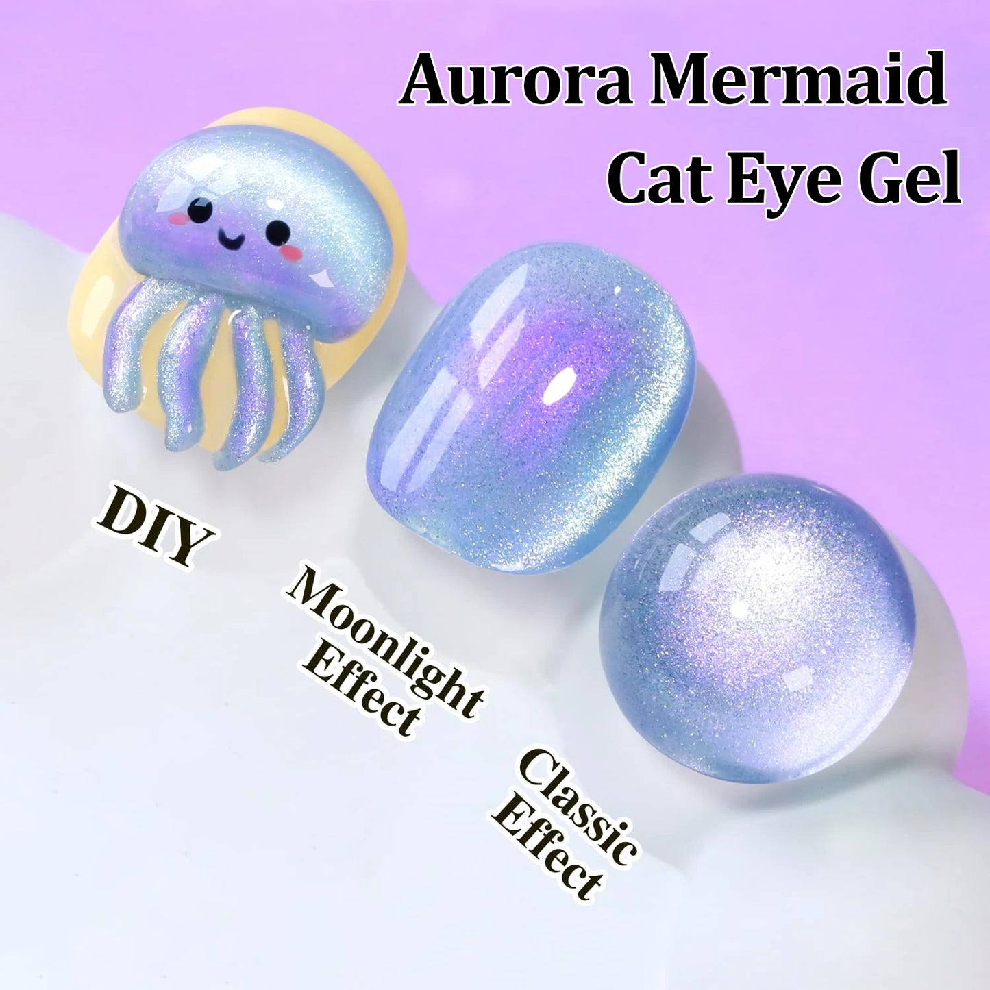 10ml Aurora Purple Cat Eye Gel Winter Northern Bright Magnetic Gel Polish Soak Off UV LED Gel Varnish Nail Art Autumn