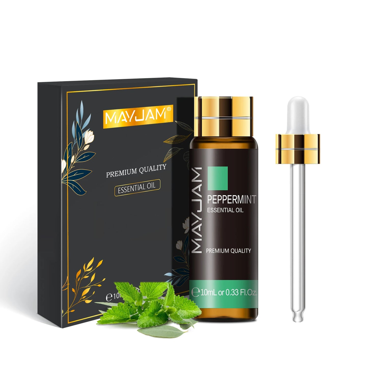 MAYJAM 10ml Pure Essential Oil Lavender Eucalyptus Vanilla Sandalwood Jasmine Bergamot Lemongrass Cinnamon Grapefruit 1pc