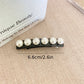 Elegant Acetate Hair Clip Imitation Pearl French Style Barrettes Hairgrip Daily Headwear Women Hair Accessories