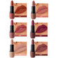 Ladies' Christmas Makeup Set, 6 Lipstick and Makeup Bag, Durable and Easy to Apply Designed for Ladies and Girls