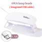 LULAA 54W USB Cabin UV LED Nail Gel Led Lamp for Nails Accessories Professional Material Nail Drying Lamp for All Manicure