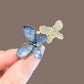 Dreamy Crystal Glass Hairpin, Ultra-Fairy and Dynamic Butterfly Side Clip, Exquisite Side Bangs Clip, Hairpin for Stray Hair