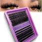 40D-150D Lashes Cluster DIY Lash Extension Mixed Tray Clusters Eyelashes Fluffy Volume Individual Lashes Cat Eye Lash Extension