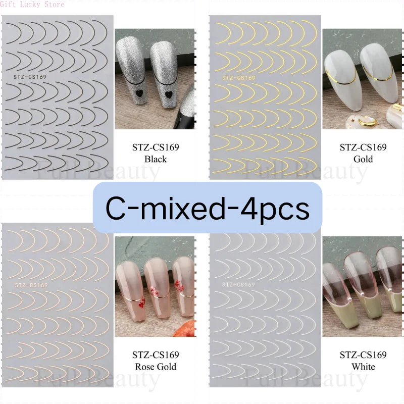 1piece 5D glass fragment nail sticker high quality stained glass window grille design glitter art decoration design nail sticker