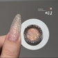 MIANEL 1-12PCS Star-chasing Moon-chasing Gel Nail Polish 2026 Popular Whitening Strobe Sequin Flashing Nail Polish White Nails