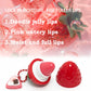 4-Color Random Hair Strawberry Warm Moisturizing Lip balm With Strong Moisturizing Effect, Protecting And Softening Lips