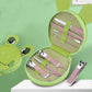 7pcs Baby Nail Scissor Set Baby Care Tool Kid Safe Portable Nail Clipper Trimmer Tweezer Children Manicure Kit