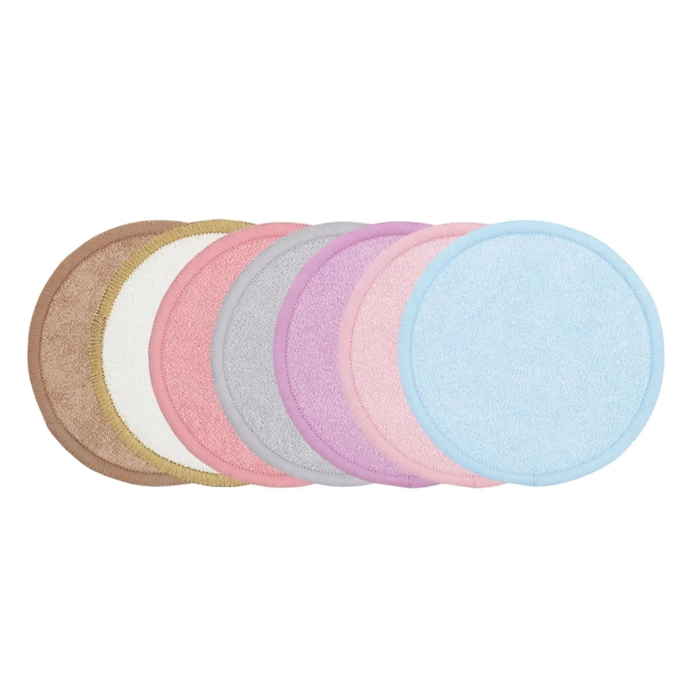 Bamboo Fiber Makeup Remover Pads 7/14/21/28 Pieces, 7-Day Mass Sale Soft Reusable Cotton Makeup Remover Pads for Face Cleanser