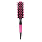 Wooden Round Hair Comb Brush With Boar Bristle Mix Nylon Styling Tools Professional Ceramics Ion Hair Brush Hairdressing Supply