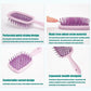 2pcs Professional Comb Detangling Hair Brush Scalp Massage Anti-static Comb Hollow Out Hairbrush for Wet Dry Barber Hair Styling