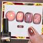 PUENTE 7.5ML Golden Gems Cat Magnetic Gel Nail Polish Pink Brown Blue Colors Golden Glitter Cat Eye Soak Off UV Nail Art Varnish